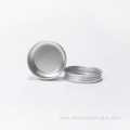 15ml silver Aluminum tin refillable with screw lid